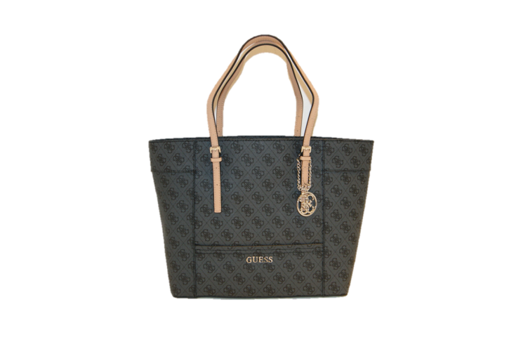 GUESS TASCHE DELANEY MEDIUM CLASSIC FARBE COAL