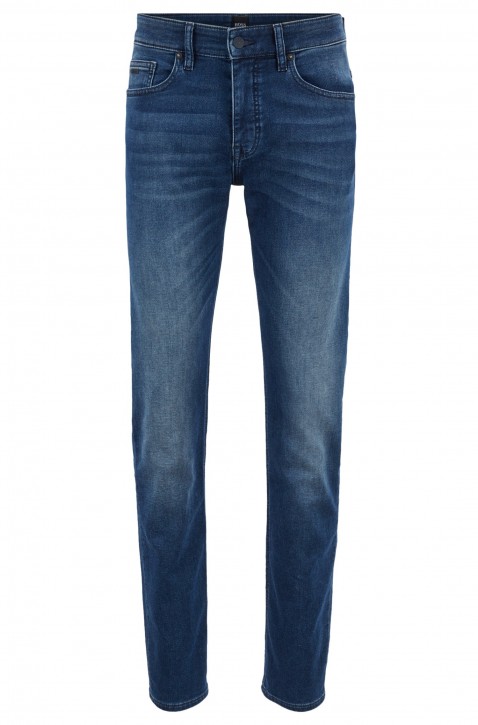 BOSS Slim-Fit Jeans DELAWARE BC-L-P HOME aus gestricktem Stretch-Denim 411