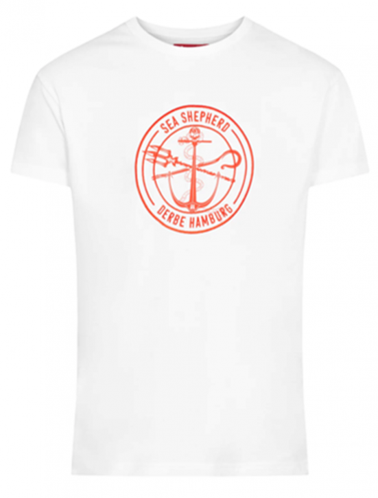 Derbe Barsch Sea Shepherd Gots Organic Herren Shirt White Weiß M