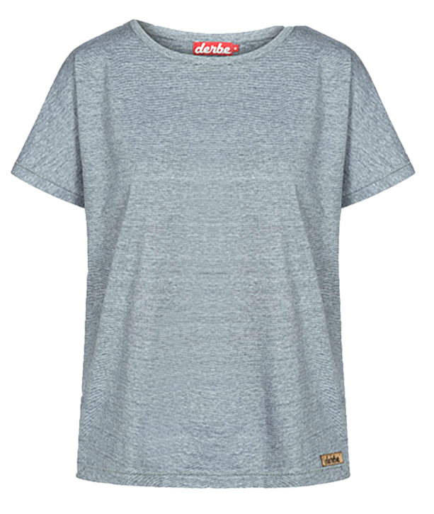 DERBE Damen T-shirt Navy Streifen Weiß Blau S