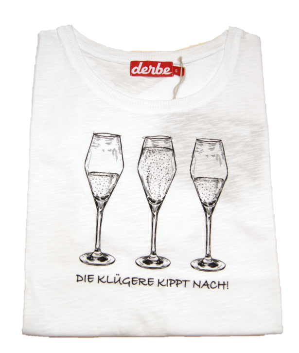 DERBE Frauen T-Shirt Die Kluge 020-white