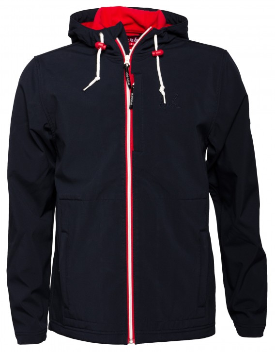 DERBE Herren Jacke Isle Of Skye Jacke Farbe navy/red