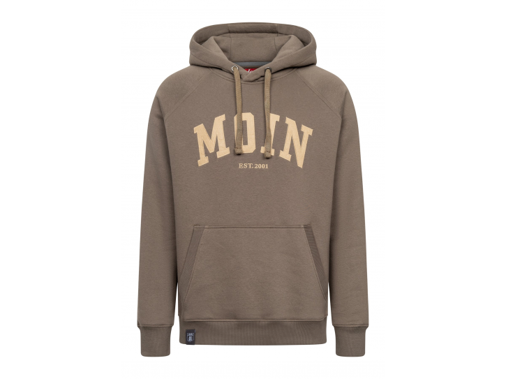 Derbe Moin Herren Hoodie Morel Braun Kapuzenpullover 0893-9872
