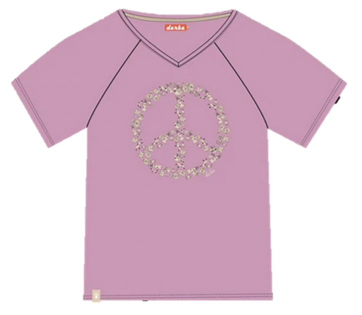 Derbe Peace Damen T-Shirt pink-mauve 0350
