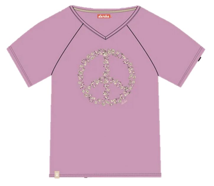 Derbe Peace Damen T-Shirt pink-mauve 0350 S