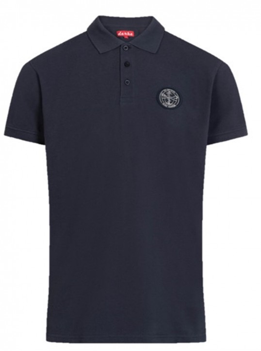 DERBE Steinbeißer Sea Shepherd Gots Organic Herren Polo Shirt navy/offwhite