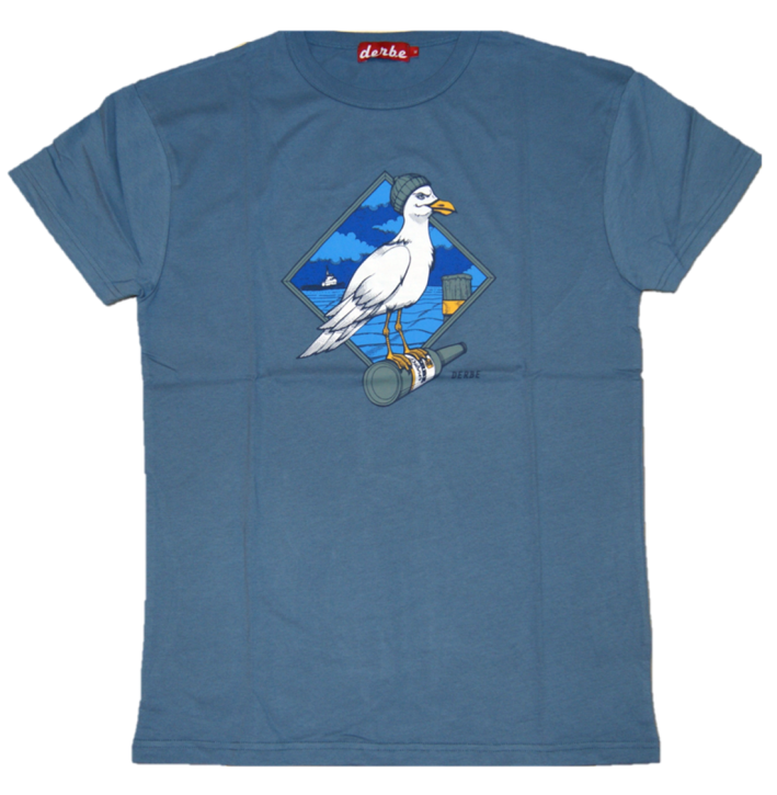 DERBE T-Shirt STURMMÖVE Farbe blue shadow