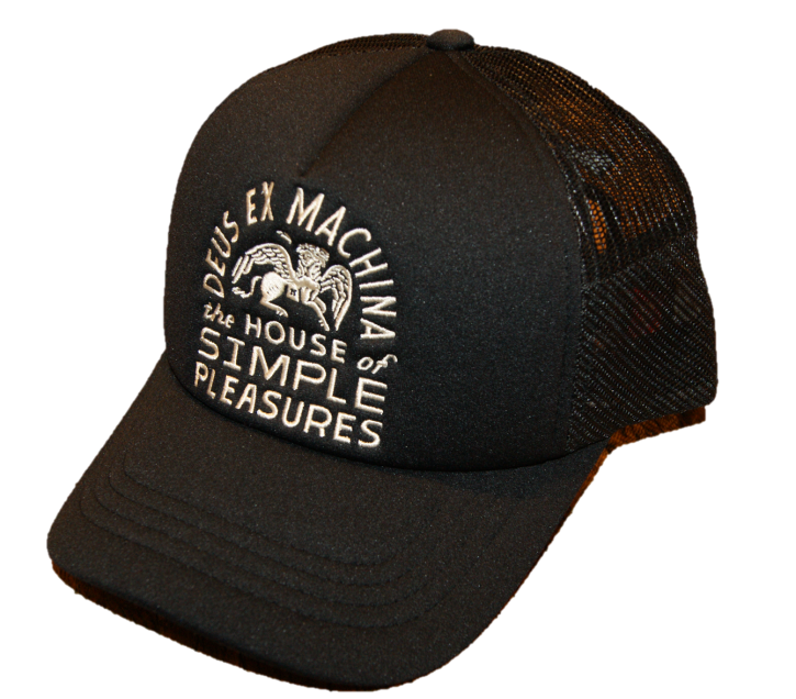 DEUS CAP HOUSE TRUCKER FARBE SCHWARZ