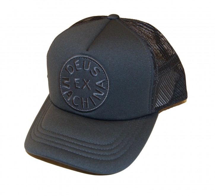 DEUS Cap Circle Trucker black  one size