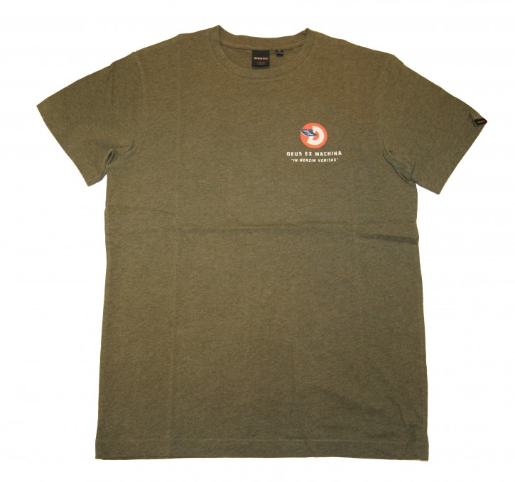 DEUS EX MACHINA T-Shirt Fleet tee Farbe leaf marle oliv