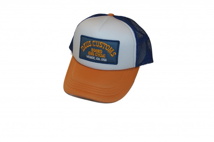 DEUS Cap SoupTrucker orange  one size w-o-b
