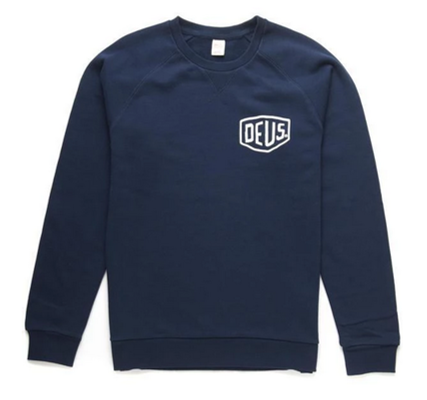 DEUS EX MACHINA Sweatshirt VENICE ADRESS CREW Farbe dunkelblau M