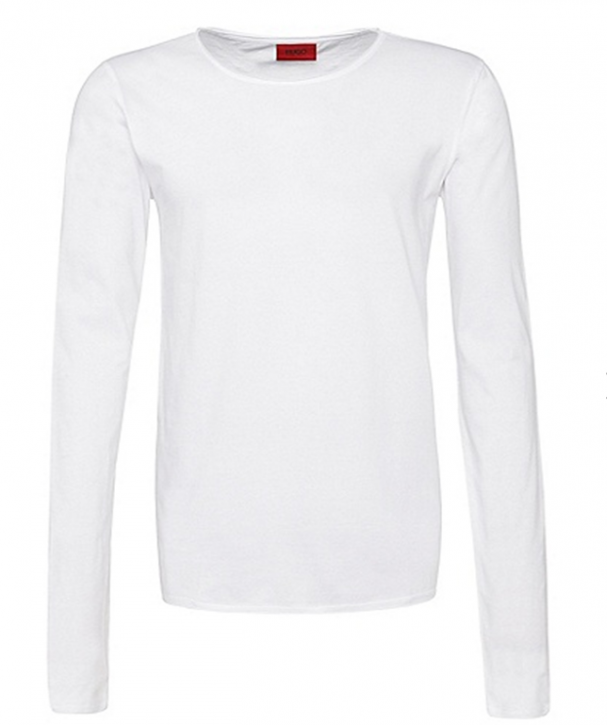 HUGO LANGARMSHIRT DOOPS FARBE WHITE 100