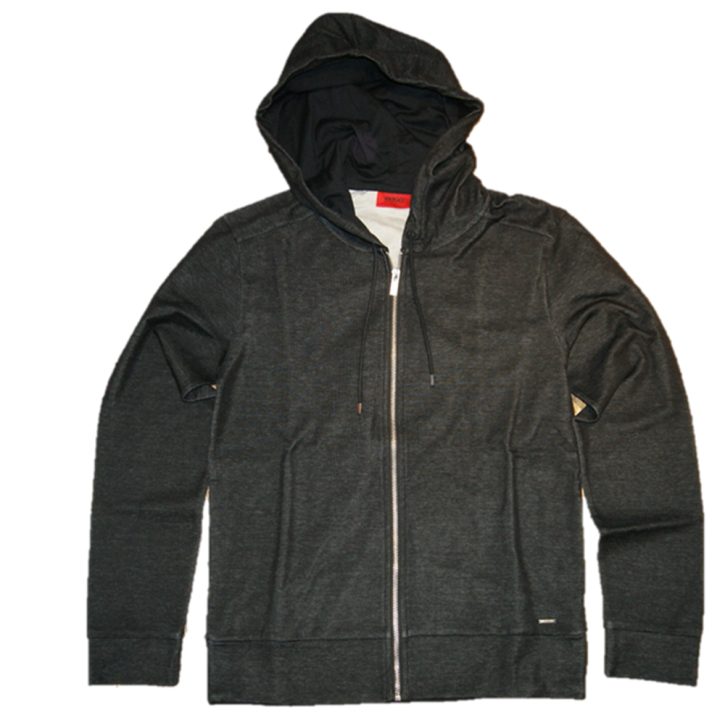 HUGO KAPUZEN SWEATSHIRT JACKE DOWLER FARBE SCHWARZ 001