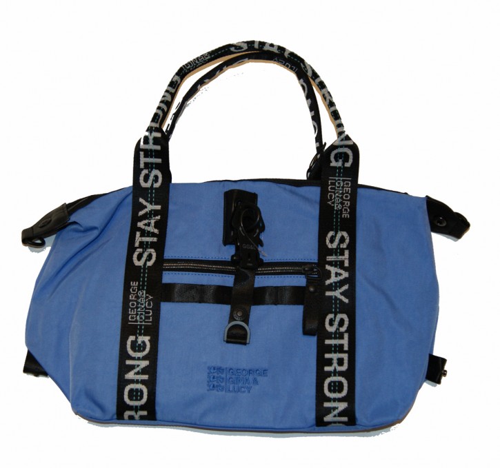 GEORGE GINA & LUCY Schultertasche Freerange Nylon roots blue strong 604