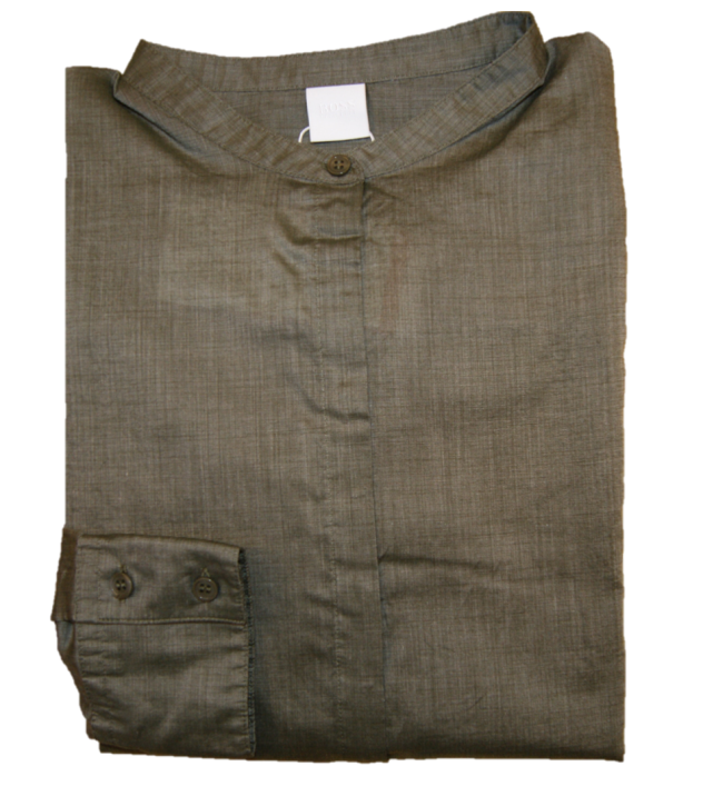 BOSS Relaxed-Fit Bluse EFELIZE _17 aus Baumwolle Mixdark beige 252