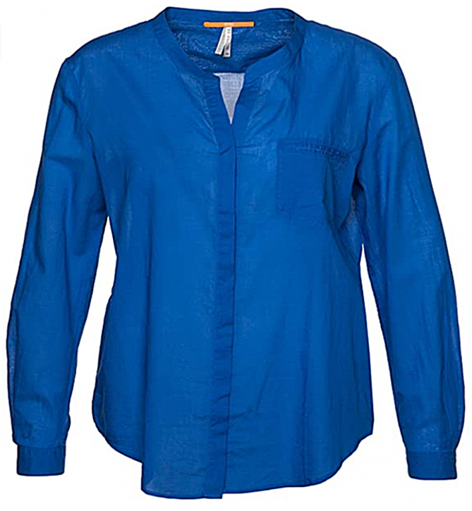 BOSS ORANGE BLUSE EFELIZE_6 FARBE BLAU 422 38