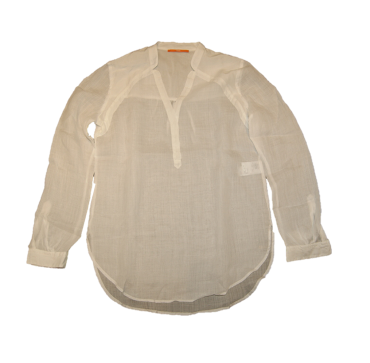BOSS ORANGE BLUSE EFIVE_3 FARBE WEISS 100