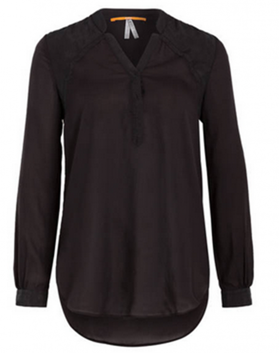 BOSS ORANGE BLUSE EFIVEE_2 FARBE SCHWARZ 001