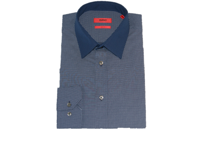 HUGO SHIRT ELISHA1 FARBE DUNKELBLAU 406