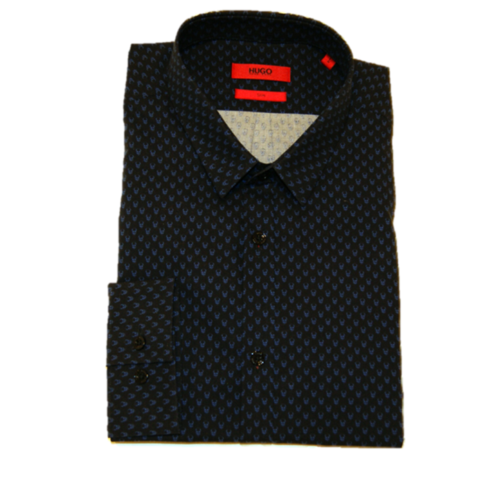 HUGO SHIRT ERO3 FARBE DUNKELBLAU 432 TOTENKOPF