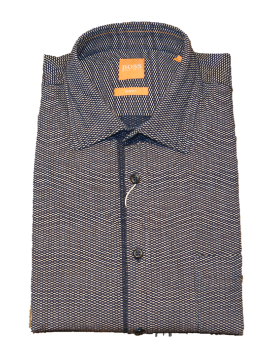 BOSS ORANGE HEMD ESLIME_1 FARBE DUNKELBLAU 404
