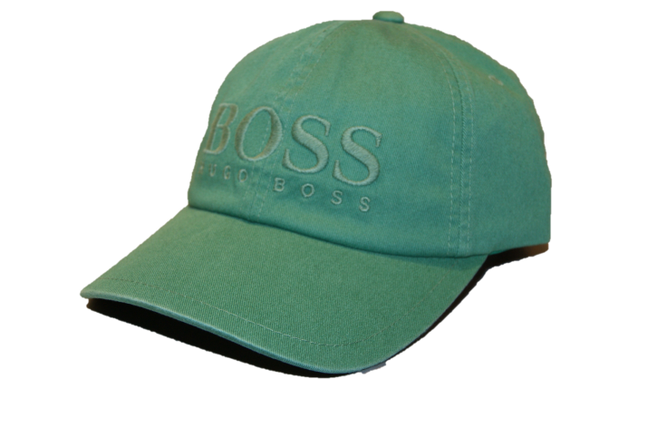BOSS Cap FRITZ aus Baumwoll-Twill mit Logo-Stickerei Farbe grün