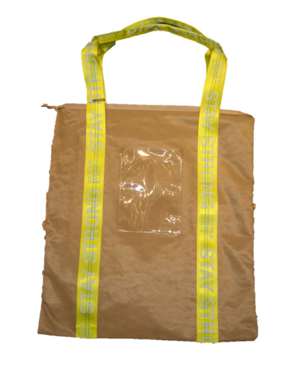 GEORGE GINA & LUCY Nylon Handtasche FLIGHTBAG Farbe beige yellostrong 202