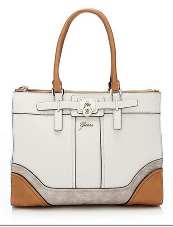 GUESS TASCHE GREYSON FARBE NATURAL MULTI GR : LARGE