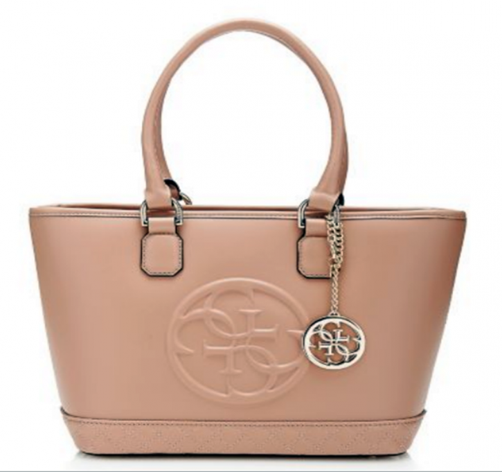 GUESS HANDTASCHE AMY MEDIUM  DOME SATCHEL ANTIQUE FARBE ROSE