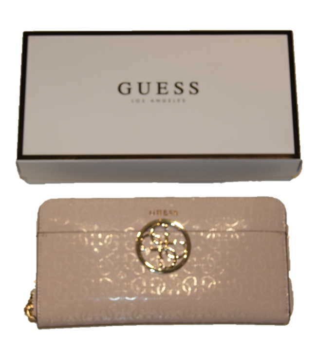 GUESS GELDBÖRSE DEVYN SLG LARGE ZIPP FARBE CAMEO