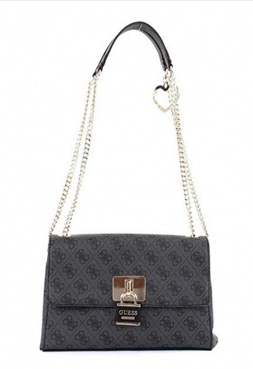 GUESS Damen Downtown Cool Cvrtbl Xbody Flp Umhängetasche, 28.5x17.5x7.5 Centimeters