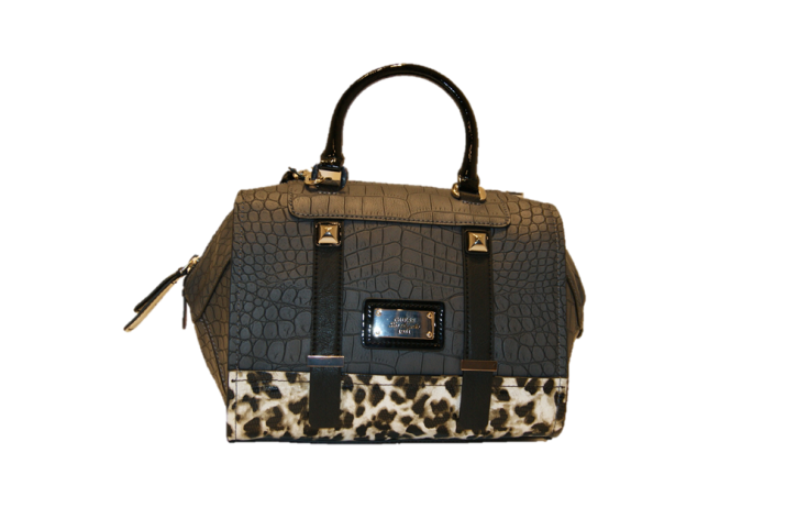 GUESS TASCHE JIZELLE BOX SATCHEL FARBE SCHWARZ