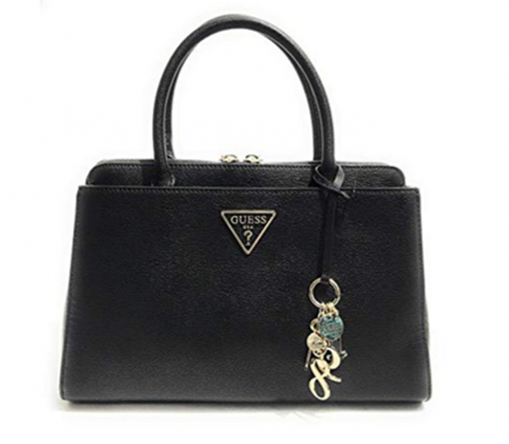 GUESS Damen Maddy Girlfriend Satchel Shopper mit Magnetverschluss