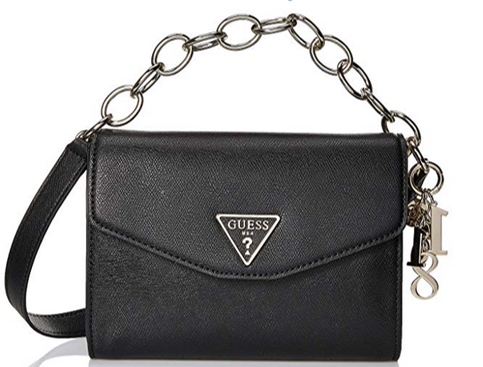 GUESS Maddy Umhängetasche mit modischer grossem Kettenbesatz