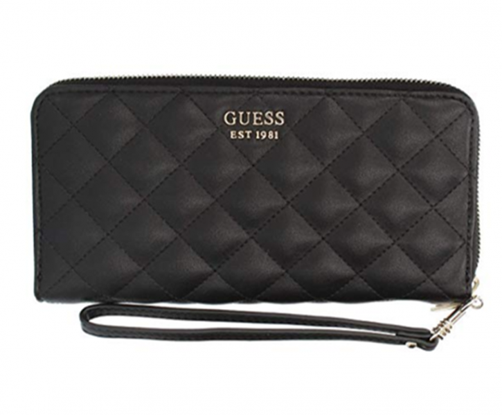 GUESS Damen MIRIAM SLG Geldbörse mit Steppfront  2x10x21