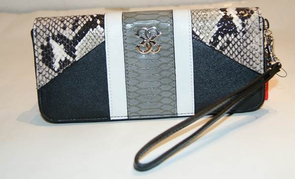 GUESS GELDBÖRSE PAXTON LARGE ZIPP FARBE SCHWARZ MULTI