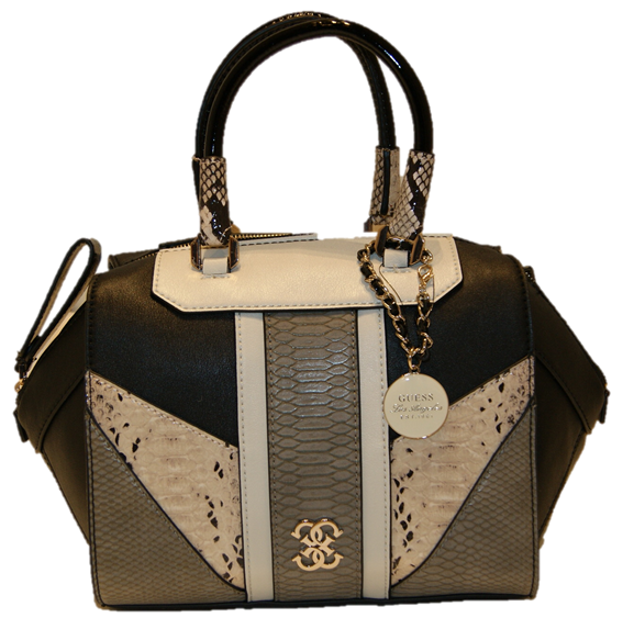 GUESS HANDTASCHE PAXTON SHOPPER FARBE BLACK MULTI