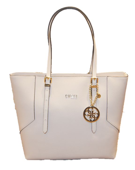 GUESS HANDTASCHE ISABEAU CARRYALL FARBE WEISS