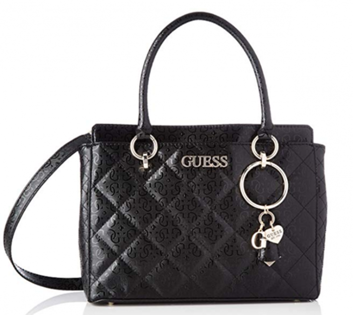 GUESS Damen WILONA  Henkeltasche, 11x23x33 CM schwarz