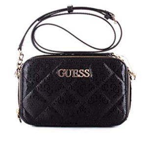 GUESS Damen WILONA MINI Umhängetasche, 6x12.5x20 CM schwarz