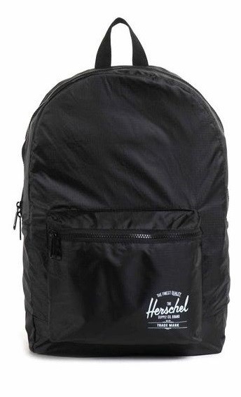 HERSCHEL PACKABLE DAYPACK FARBE BLACK