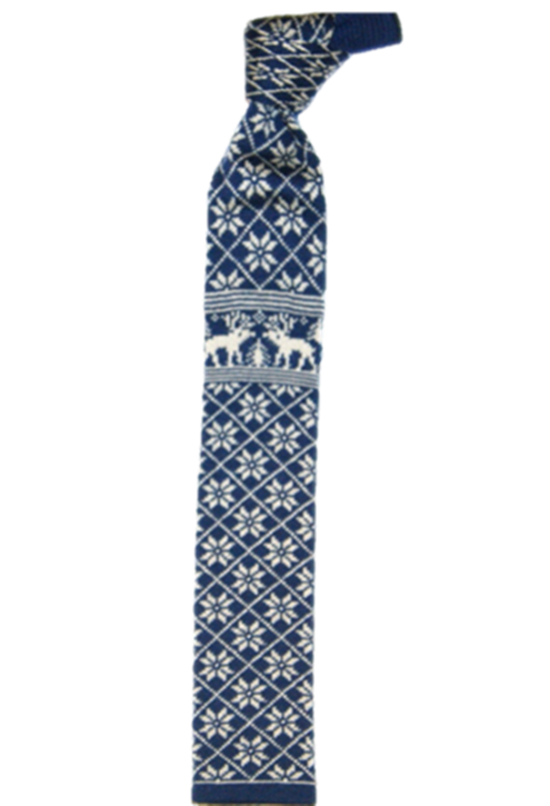 LUIS TRENKER KRAWATTE HEIKO-HIRSCH FARBE DUNKELBLAU