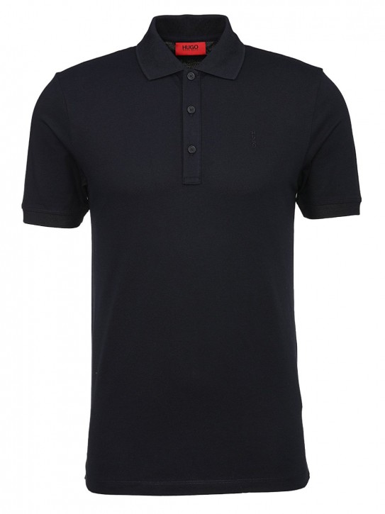 HUGO Poloshirt Dinos aus softer Baumwolle Farbe schwarz 001 XXL