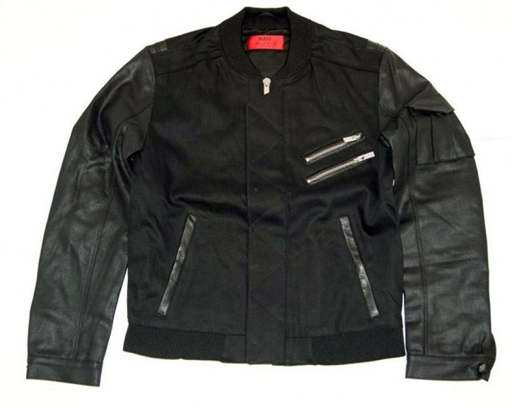 HUGO DENIM BIKER JACKE HUGO 055 FARBE SCHWARZ 002