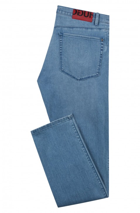 HUGO Slim-Fit Jeans Hugo 708 aus Stretch-Denim Farbe blau 420