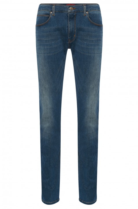 HUGO SLIM FIT JEANS 708 FARBE BLAU 420