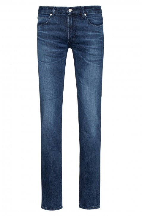 HUGO Slim-Fit Jeans Hugo 708 aus Stretch-Denim Farbe blau 420
