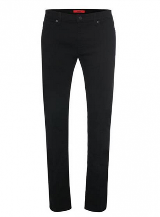 HUGO SKINNY FIT JEANS 734 MIT UV SCHUTZ FARBE SCHWARZ 001