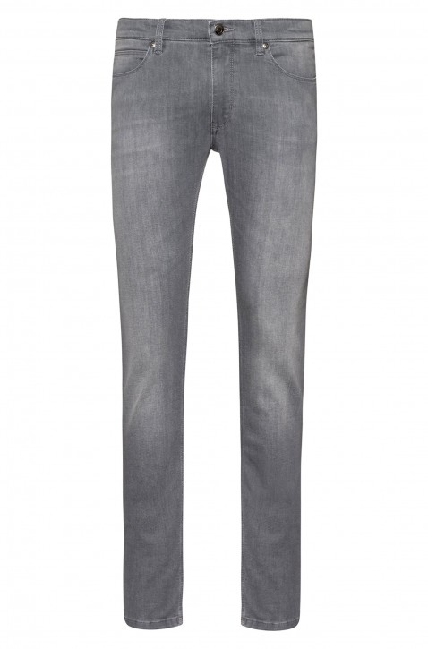 HUGO Skinny-Fit Jeans HUGO 734 aus Stretch-Denim Used-Optik Farbe grau 020